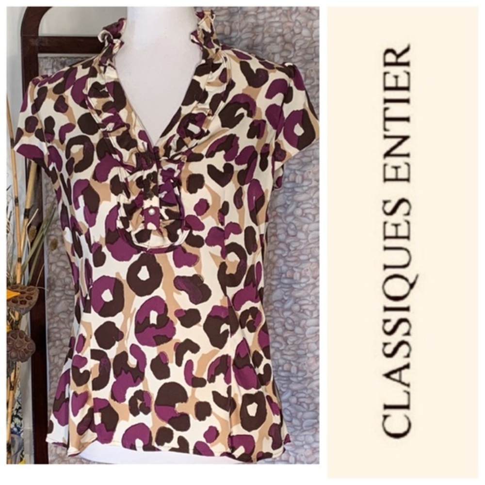 Classiques Entier multicolored abstract top.
